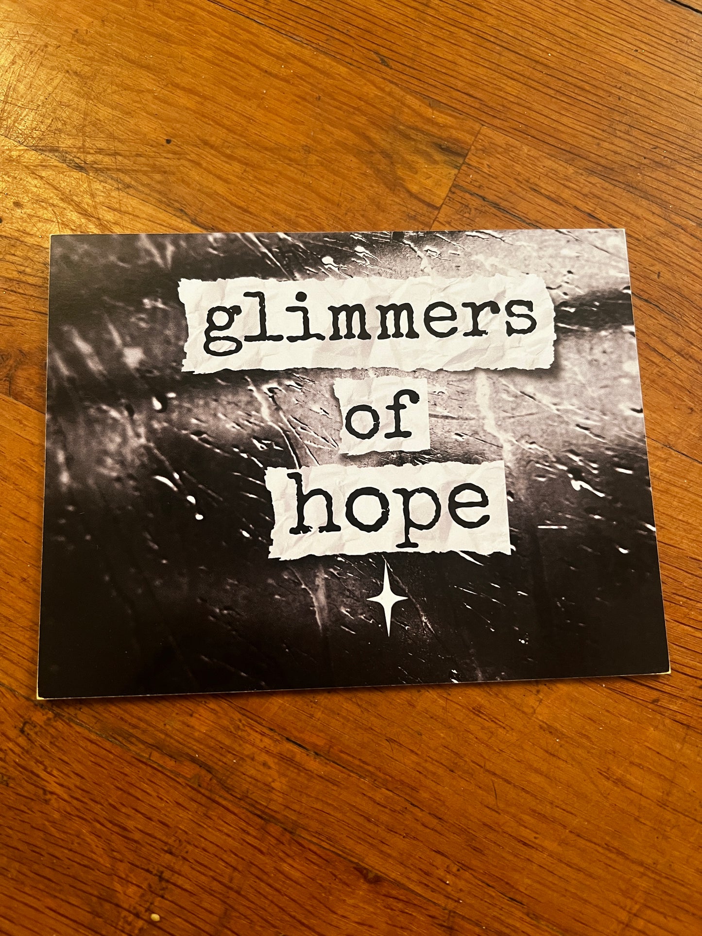 Glimmers of Hope Postcard