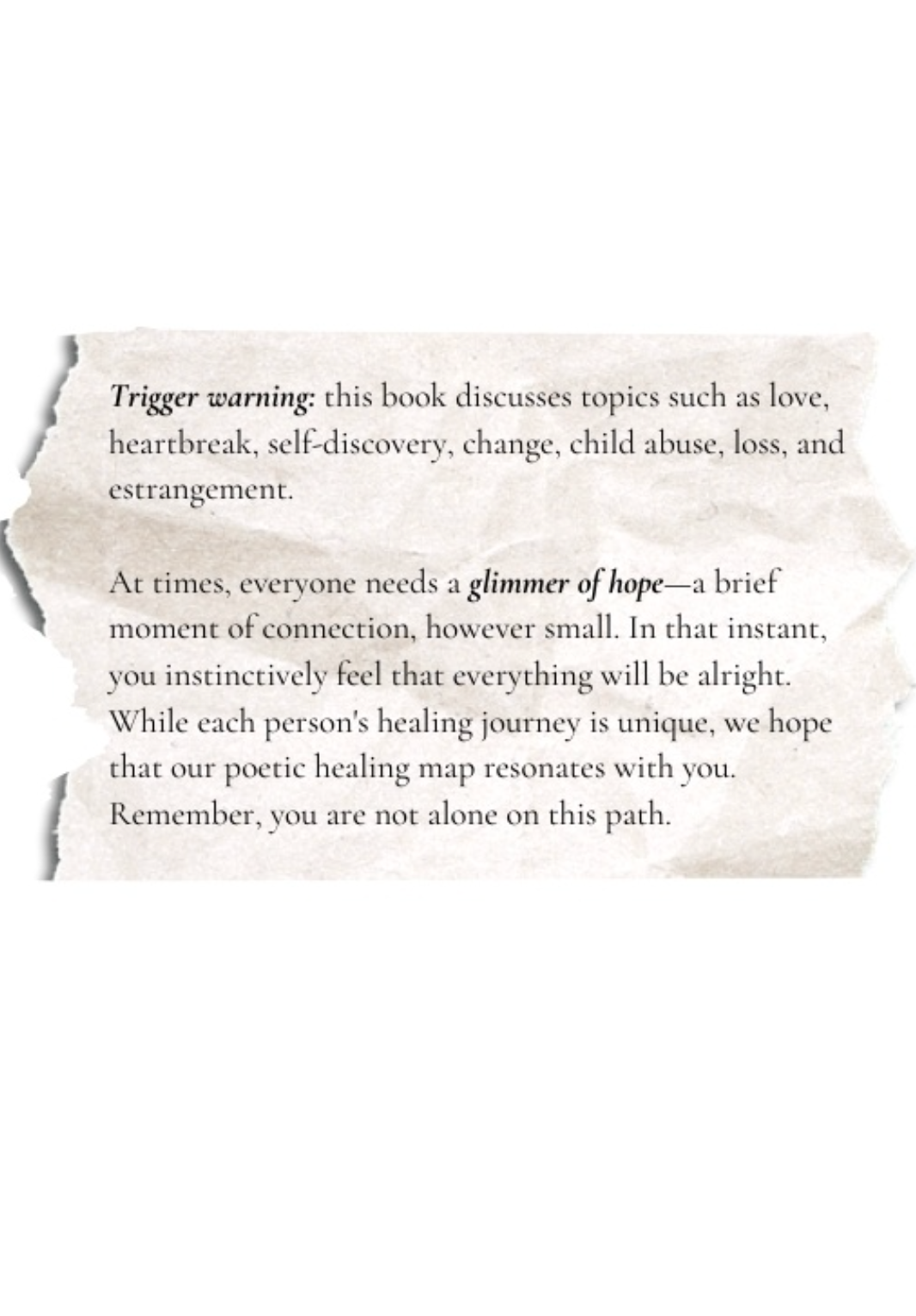 Glimmers of Hope Poetry Bundle